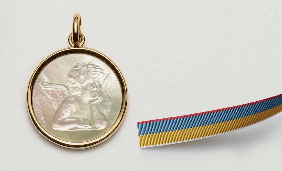 médaille de baptême garçon - ARTHUS BERTRAND 